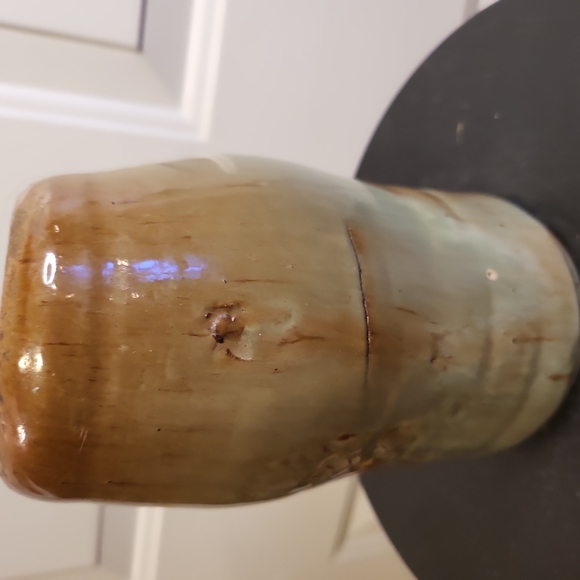 Vintage Signed Rosenblatt 1959 Redware Ceramic Vase Jar 6 1/4" - Picture 3 of 12